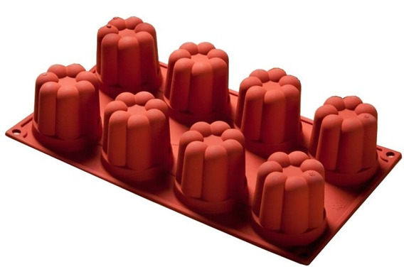 MOLDE SILICONA ROJO 175x300 FORMAFLEX FR035 BAVARESE 110ML