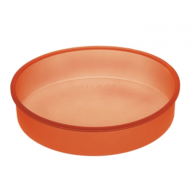 MOLDE SILICONA TORTA REDONDO ROJO FRT004