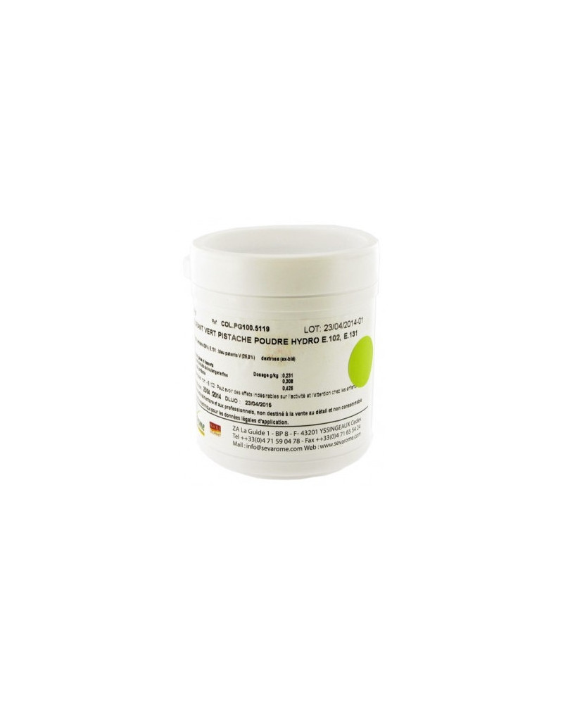 COLORANTE HIDRO VERDE PISTACHO 100GR