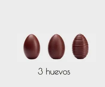 MOLDE PASCUA VALRH 3 HUEVOS 7CM