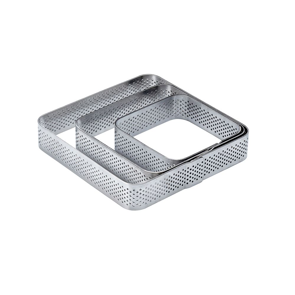 ARO INOX CUADRADO CON ANGULOS REDONDOS 8,5CM XF01