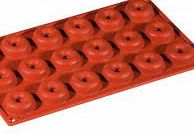 [PAV-FR005] MOLDE SILICONA ROJO 175x300 FORMAFLEX FR005 MINI SAVARIN 12ML