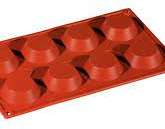 [PAV-FR040] MOLDE SILICONA ROJO 175x300 FORMAFLEX FR040 TARTALETA 35ML