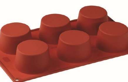[PAV-FR065] MOLDE SILICONA ROJO 175x300 FORMAFLEX FR065 CUPCAKE 100ML