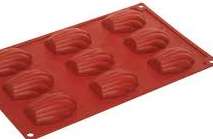 [PAV-FR021] MOLDE SILICONA ROJO 175x300 FORMAFLEX FR021 MADELEINE 30ML