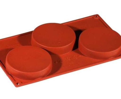 [PAV-FR023] MOLDE SILICONA ROJO 175x300 FORMAFLEX FR023 BISCUIT (DISCO) 160ML