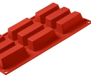 [PAV-FR028] MOLDE SILICONA ROJO 175x300 FORMAFLEX FR028 CAKE 62ML