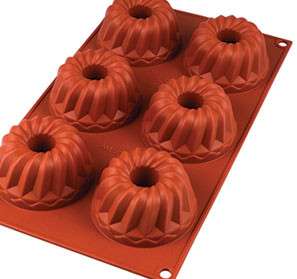 [PAV-FR046] MOLDE SILICONA ROJO 175x300 FORMAFLEX FR046 GUGLHUPF 70ML