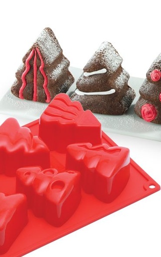 [PAV-FR066] MOLDE SILICONA ROJO 175x300 FORMAFLEX FR066 ARBOL NAVIDAD 100ML