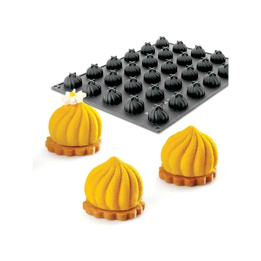 [PAV-PX4324] MOLDE SILICONA NEGRO 300x400 PAVOFLEX PX4324 MINI DELICE