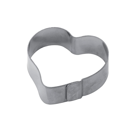 [PAV-X20] ARO INOX CORAZON LISO 6,4X5,85CM X20