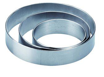 [PAV-X4024] ARO INOX LISO CIRCULO 24X5CM X4024