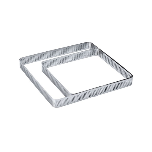 [PAV-XF04] ARO INOX CUADRADO CON ANGULOS REDONDOS 19X2CM XF04