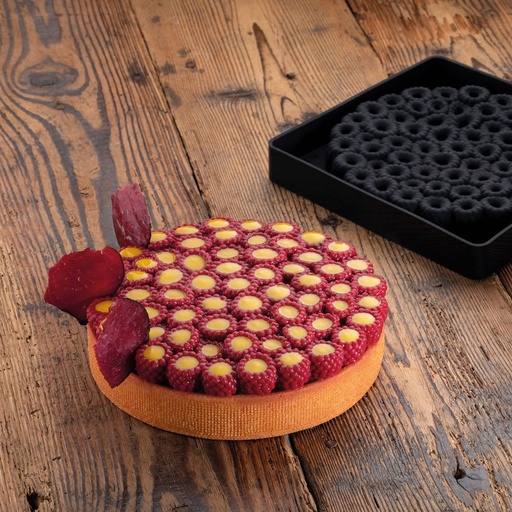 [PAV-TOP27] MOLDE SILICONA TORTA TOP27 RASPBERRIES