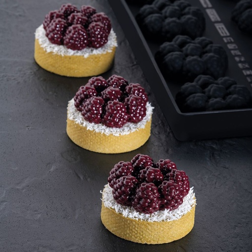 [PAV-TOP20] MOLDE SILICONA TORTA TOP20 BLACKBERRIES
