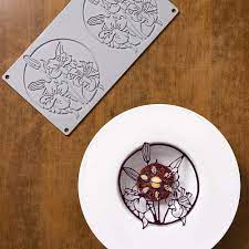 [PAV-GG075] MOLDE GOURMAND SILICONA GG075 FLORAL