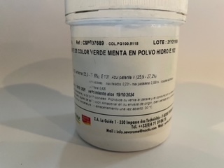 [SEV-5118] COLORANTE HIDRO VERDE MENTA 100GR