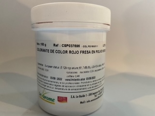 [SEV-8111] COLORANTE HIDRO ROJO FRUTILLA 100GR